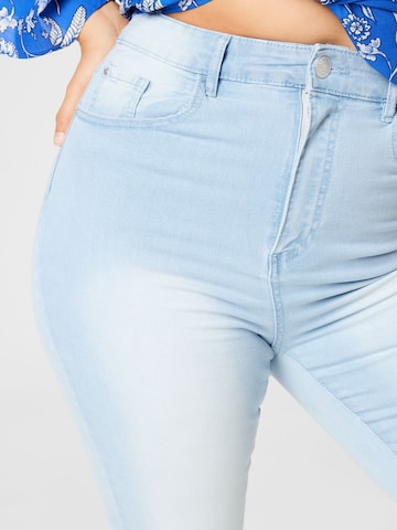 Dorothy Perkins Curve Skinny Jeans 'Alex' i blå