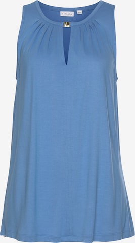 LASCANA Tanktop in Blau: predná strana