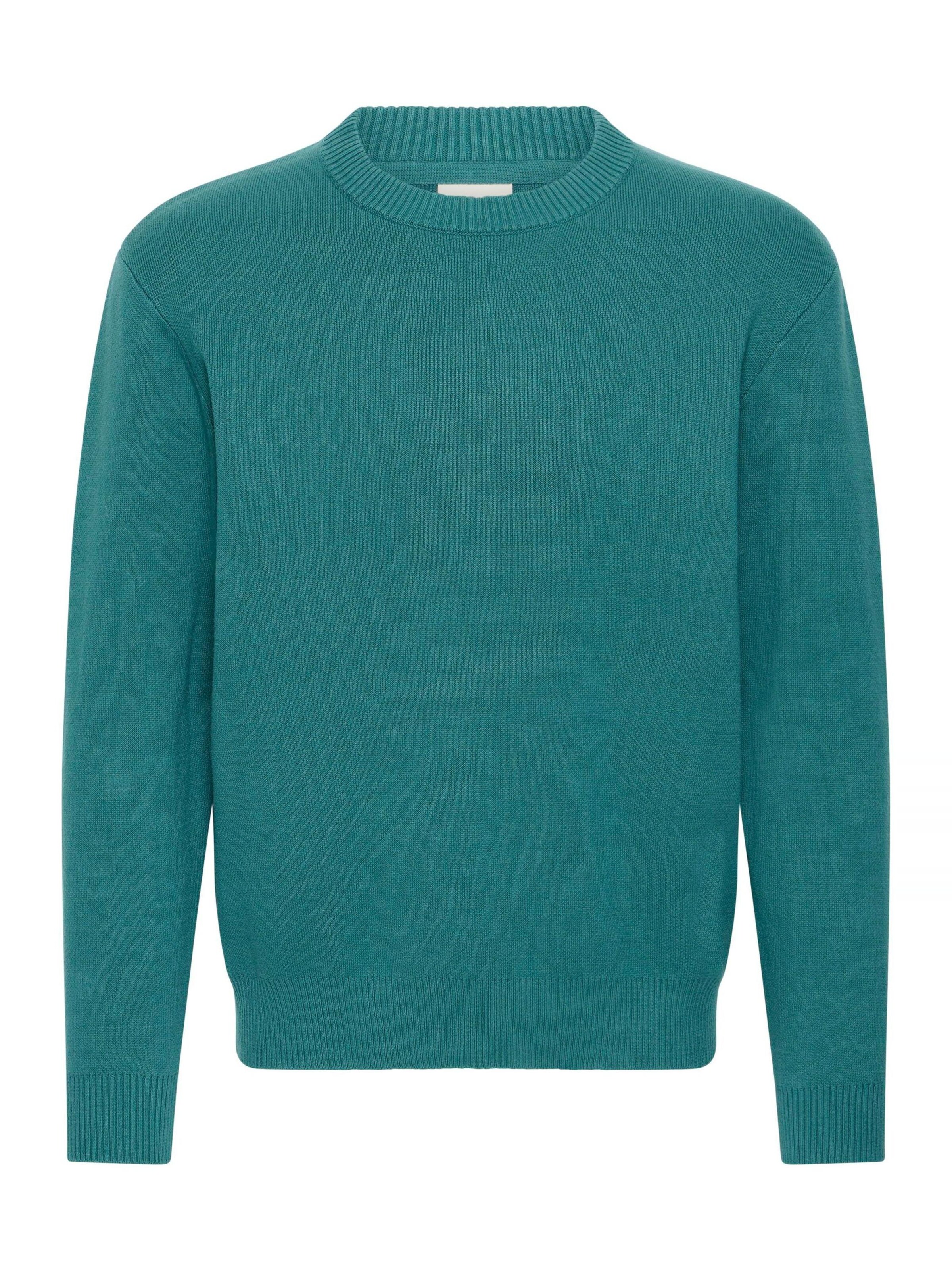 !Solid Sweater ' SDRYKER ' in Green: front