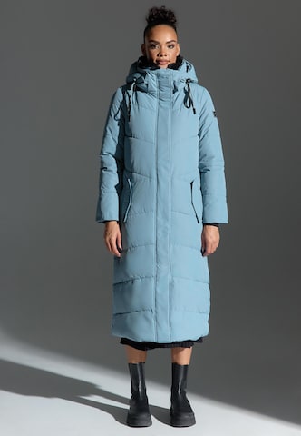 Manteau d’hiver 'Hingucker XIV' NAVAHOO en bleu : devant