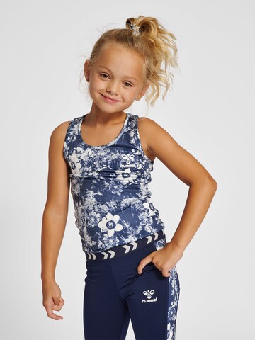 Hummel Sports top 'Nanna' in Blue: front