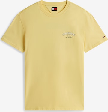Tommy Jeans T-Shirt in Gelb: Vorderseite