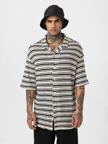 Fit confort Chemise 'Paul' Dandalo en noir : devant