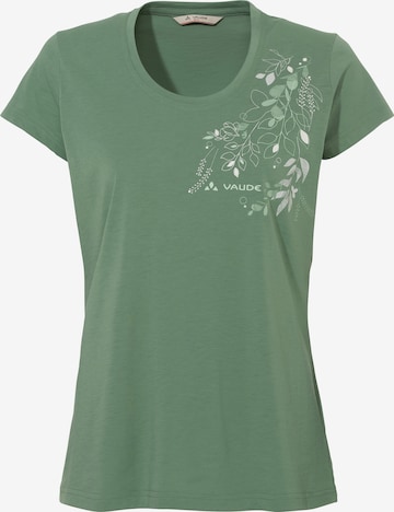 VAUDE Functioneel shirt 'Abelia' in Groen: voorkant