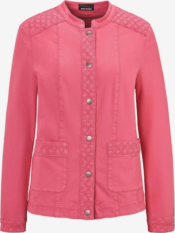 Veste mi-saison Goldner en rose : devant