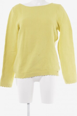 Des Petits Hauts Rundhalspullover in S in Yellow: front