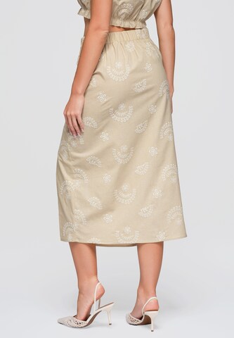 Jupe Ombre en beige