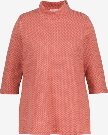 Ulla Popken Sweatshirt in Orange: front