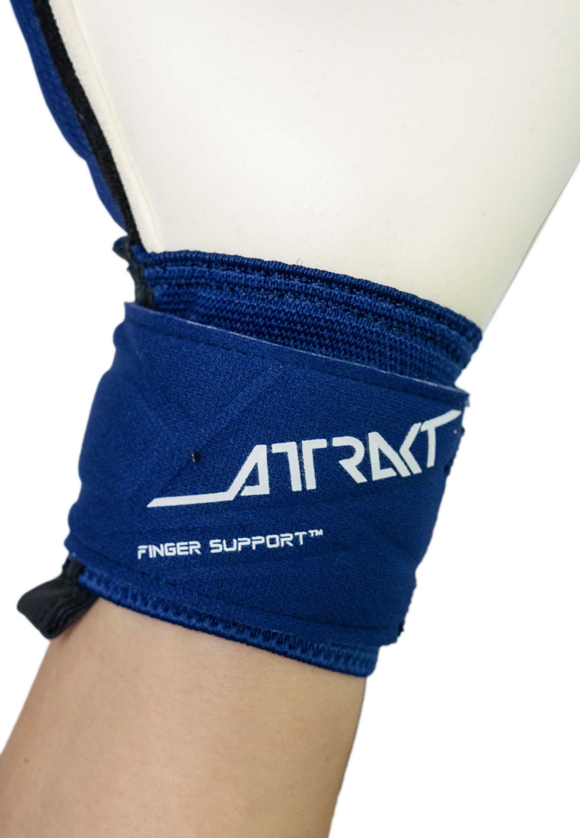 REUSCH Torwarthandschuhe 'Attrakt Freegel Gold X Finger Support Junior' in Blau