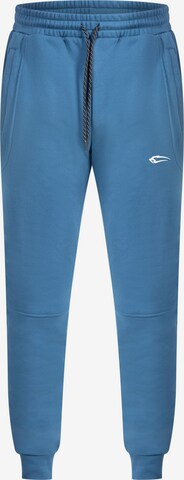 Smilodox Tapered Broek 'Kendall' in Blauw: voorkant