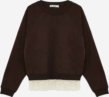 Koton Sweatshirt in Bruin: voorkant