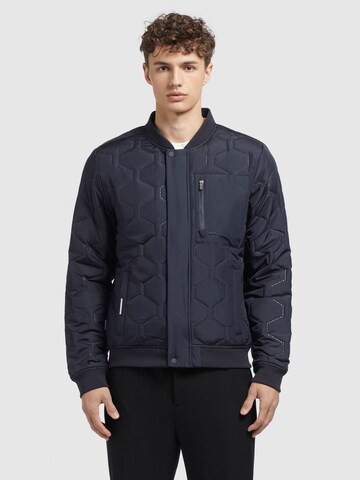 khujo Between-Season Jacket 'Carlson' in Blue: front