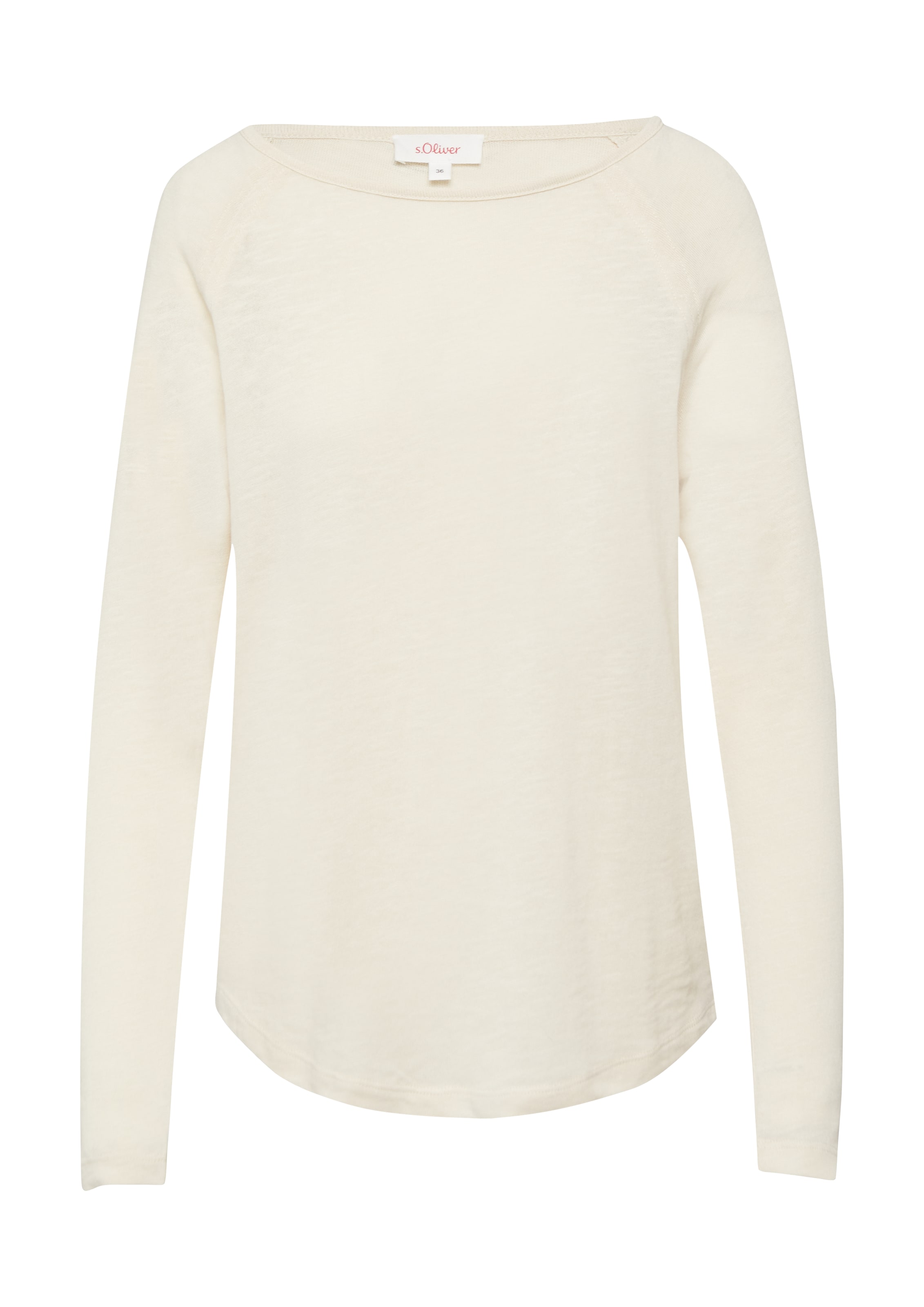 s.Oliver Shirt in Beige: voorkant