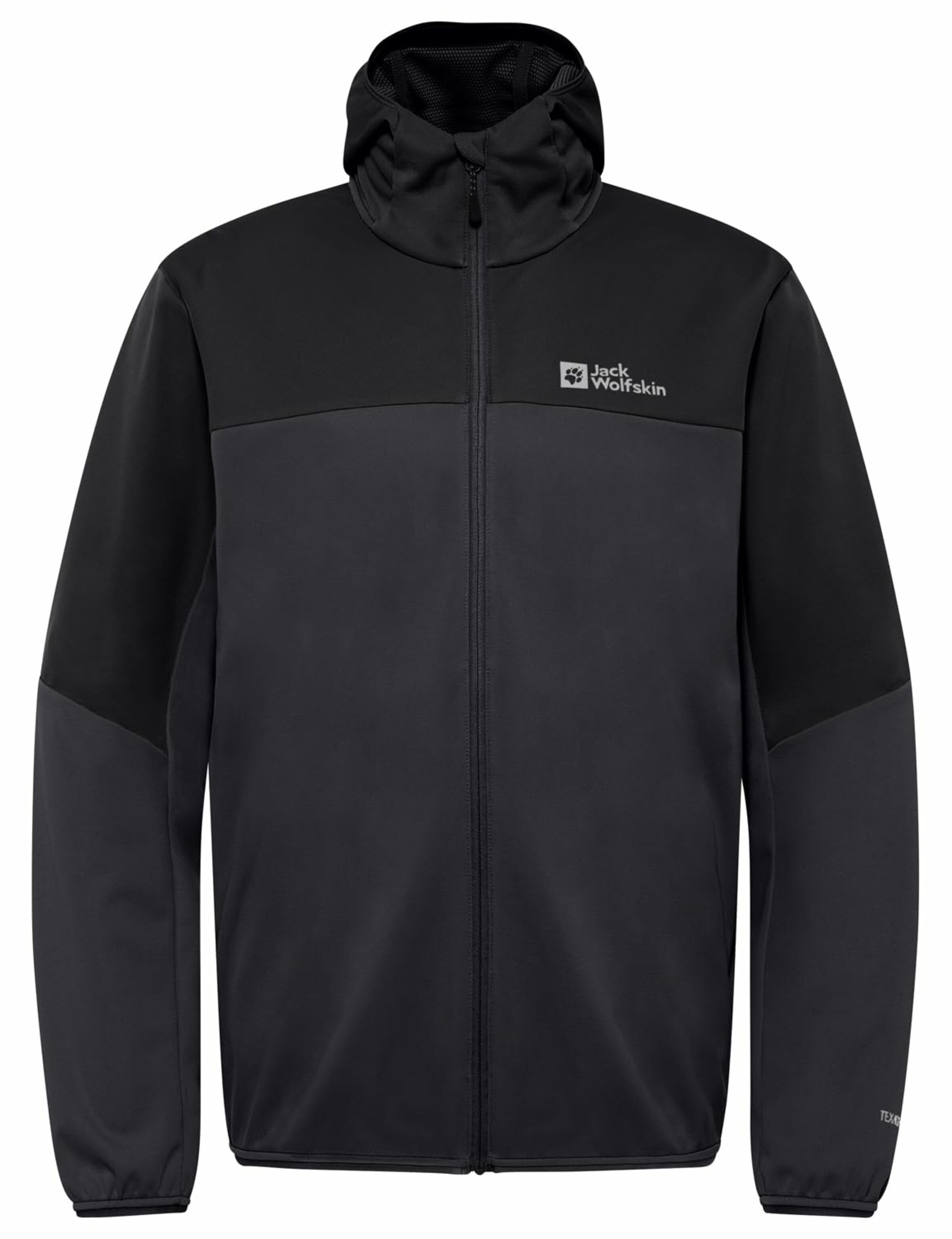 JACK WOLFSKIN Jacke in grau / schwarz, Produktansicht