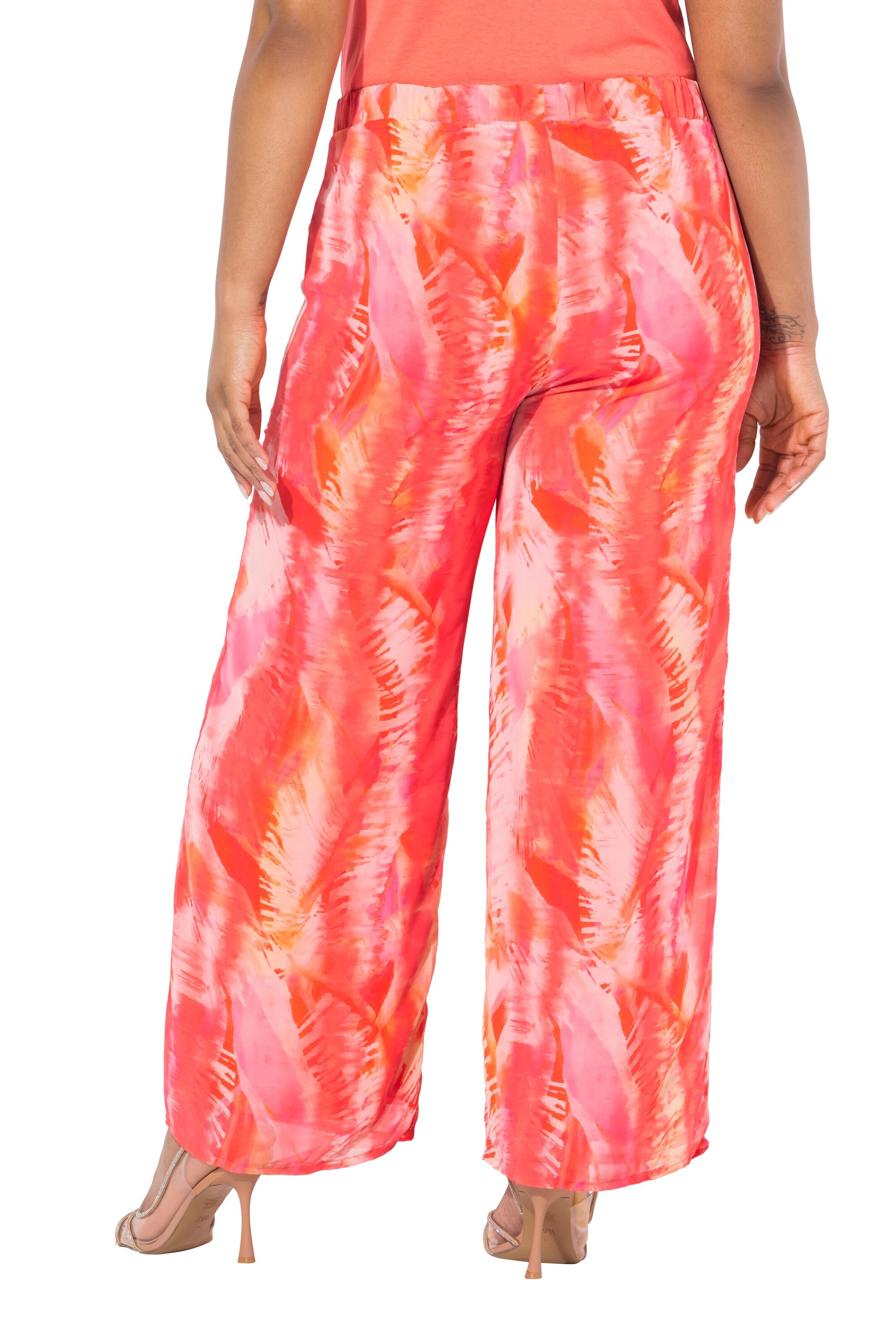 Ulla Popken Loosefit Broek in Oranje