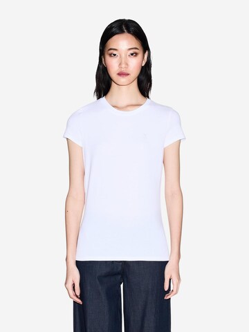 Top 'XW002333 AF16294' di ARMANI EXCHANGE in bianco: frontale