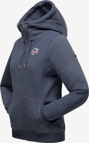 MARIKOO Zip-Up Hoodie 'Setsunaa' in Blue