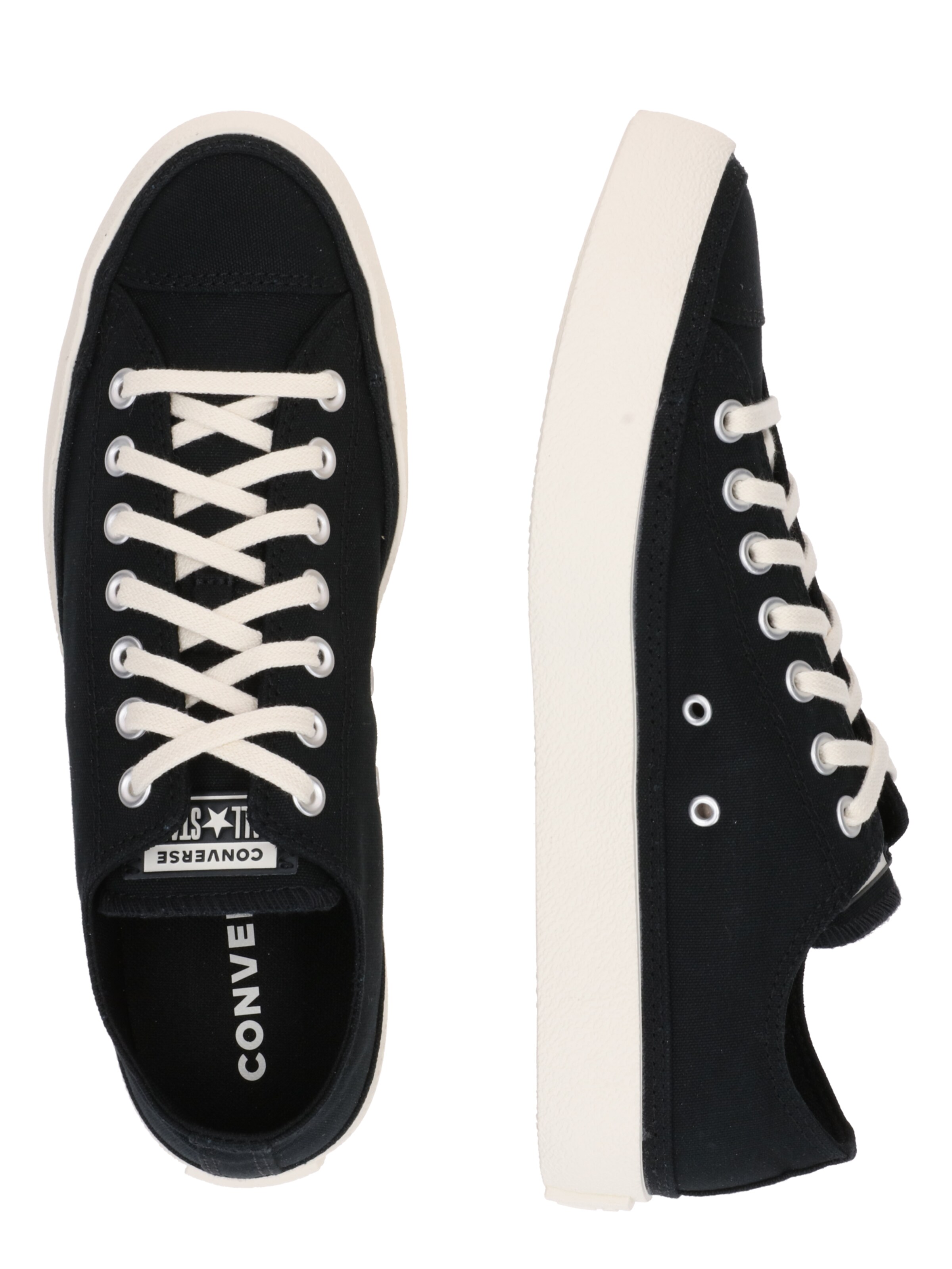 Sneaker bassa 'CTAS OX' di CONVERSE in nero