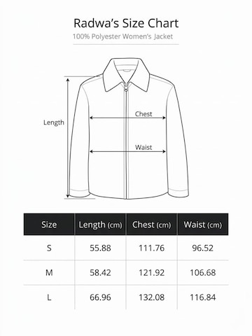Radwa Between-season jacket 'RADWA jacket' in Grey