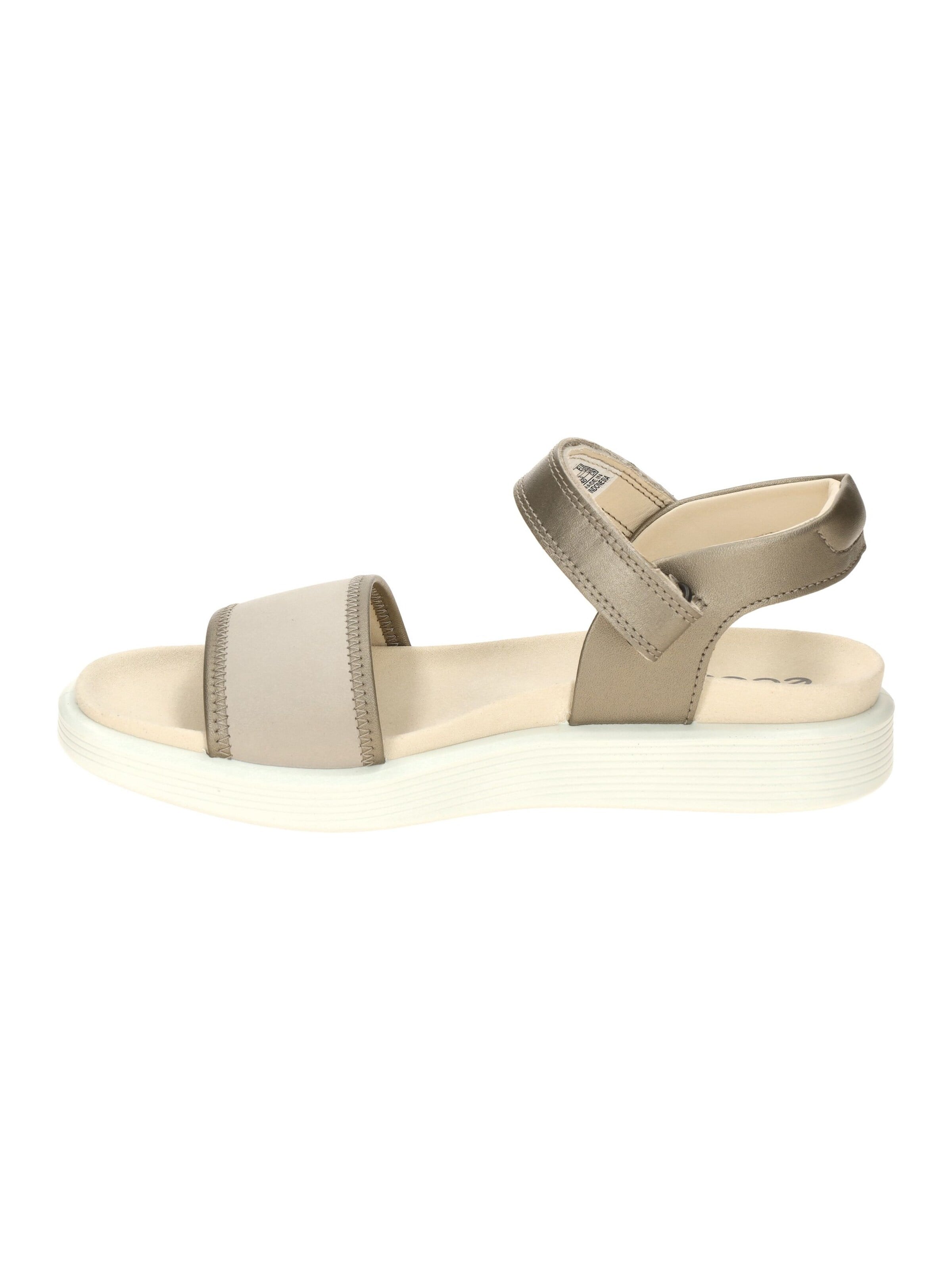 Sandalo 'Ecco Soft Sandalen grau metallic Riemen 238823' di ECCO in grigio