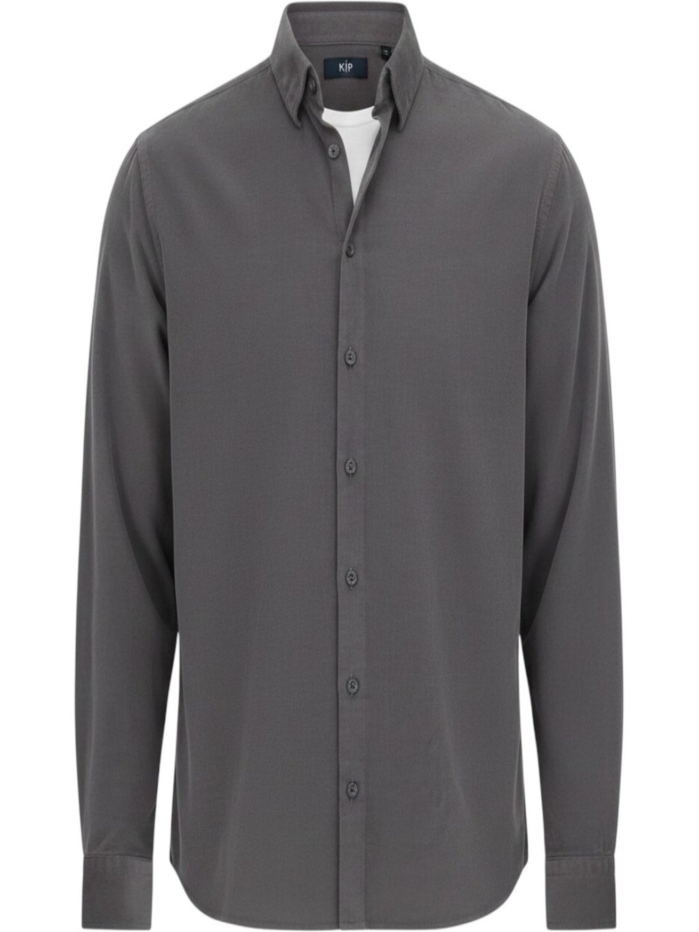 KİP Comfort fit Button Up Shirt in Grey: front
