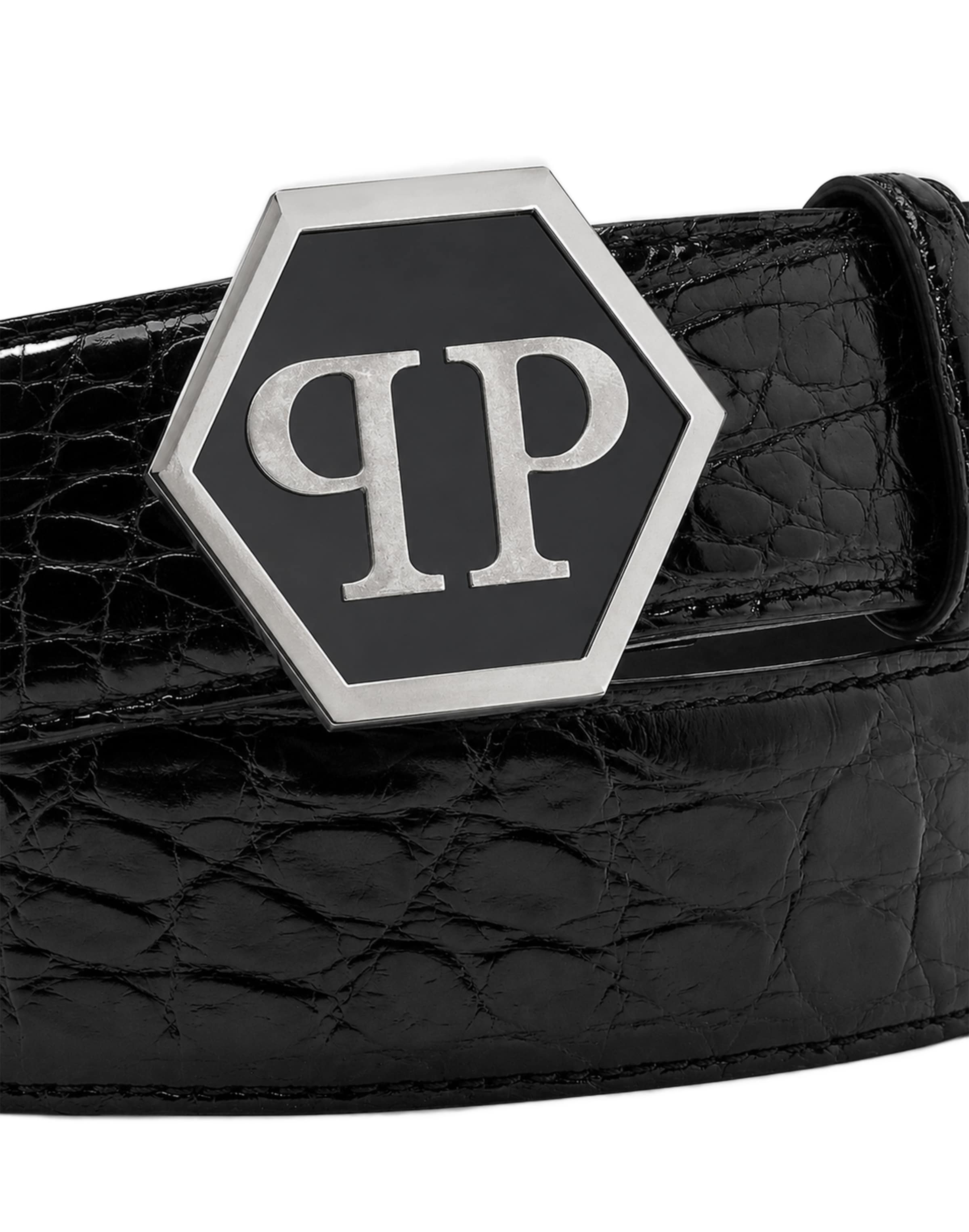 Philipp Plein - Cinturón ' Hexagon ' en negro