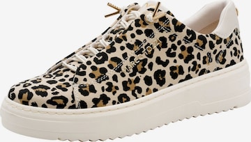 Baskets basses MARCO TOZZI en marron : devant