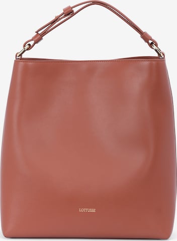 LOTTUSSE Shopper 'Nicole' in Bruin: voorkant