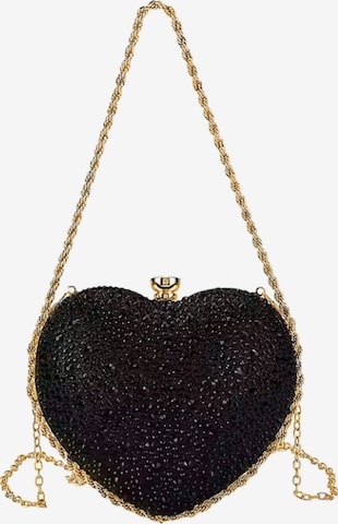 Tomshop24-7 Clutch 'Herz' in Black: front