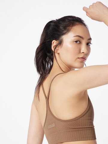 Casall Bralette Sports Bra in Brown