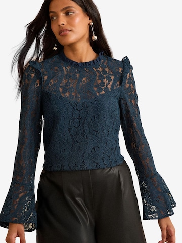 love & roses Bluse i blå: forside