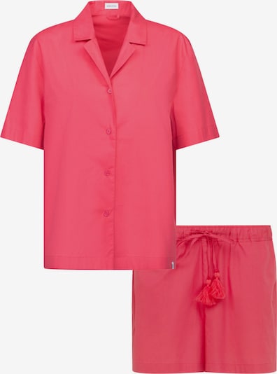 SEIDENSTICKER Pyjama 'Schwarze Rose' in pink, Produktansicht