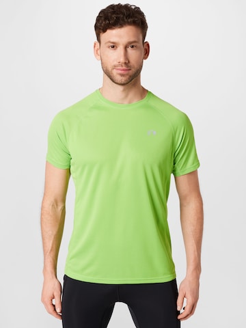 Newline Majica | zelena barva: sprednja stran
