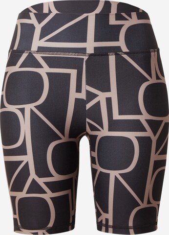 ONLY PLAY Skinny Sportbroek 'FONT' in Zwart: voorkant