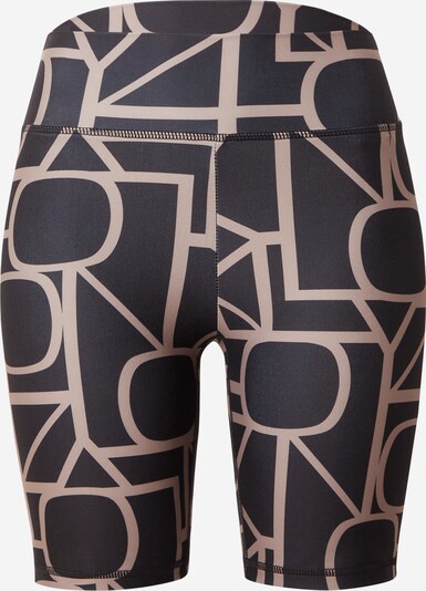 ONLY PLAY Spodnie sportowe 'FONT' w kolorze beżowy / czarnym, Podgląd produktu