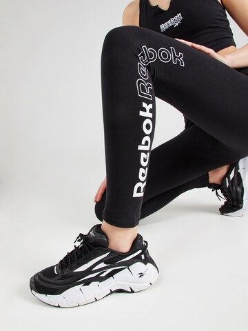 juoda Reebok Siauras Sportinės kelnės 'Rie'