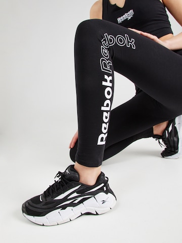 Reebok - Skinny Calças de desporto 'Rie' em preto
