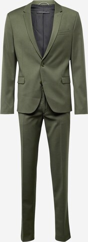 DRYKORN Slim fit Suit 'OREGON' in Green: front