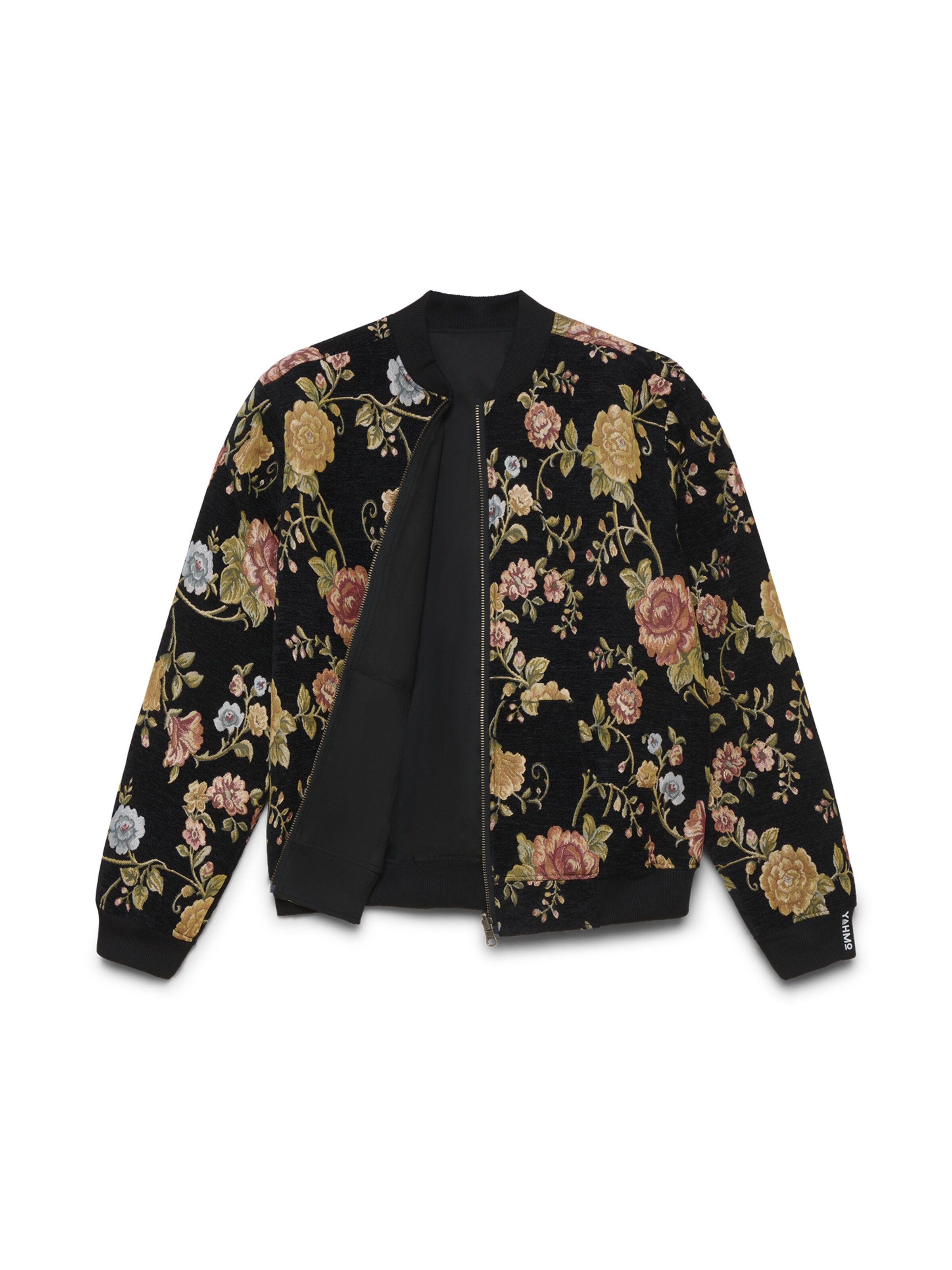 Yahmo Übergangsjacke 'Berta'‌‌‌‌‌‌‌‌ in Schwarz: Vorderseite