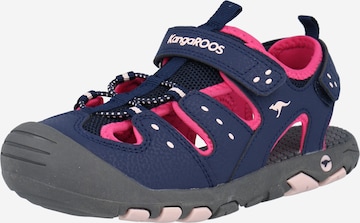 Chaussures ouvertes KangaROOS en bleu : devant