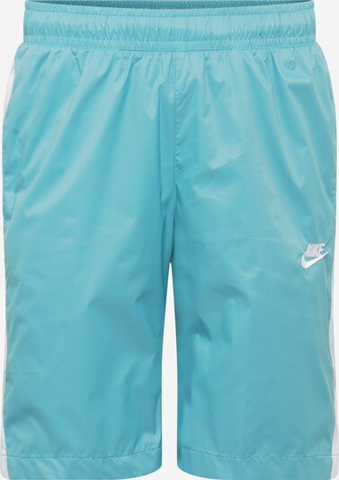 Nike Sportswear Shorts in hellblau / weiß, Produktansicht