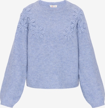 IZIAŠiroki pulover 'Fashion Look' - plava boja: prednji dio