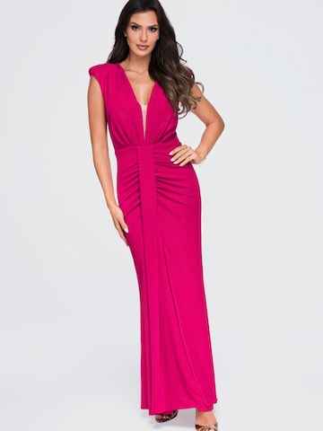 Ombre Abendkleid‌‌‌‌‌‌‌ in Pink: Vorderseite