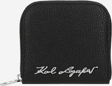 Portofel de la Karl Lagerfeld pe negru: față
