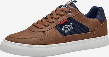 s.Oliver Sneakers laag in Bruin: voorkant