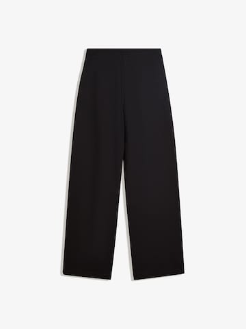 Wide Leg Pantalon Bershka en noir