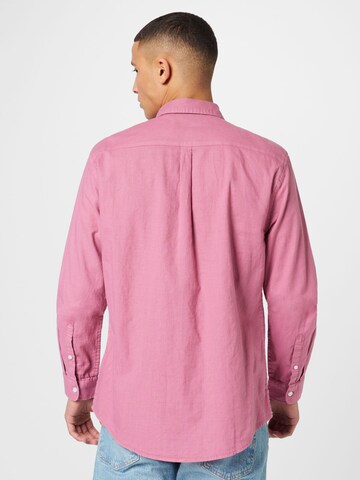 Cotton On Regular fit Button Up Shirt 'ASHBY' in Pink