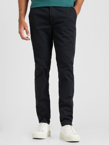 SCOTCH & SODA Slimfit Hose 'Mott' in Schwarz: Vorderseite
