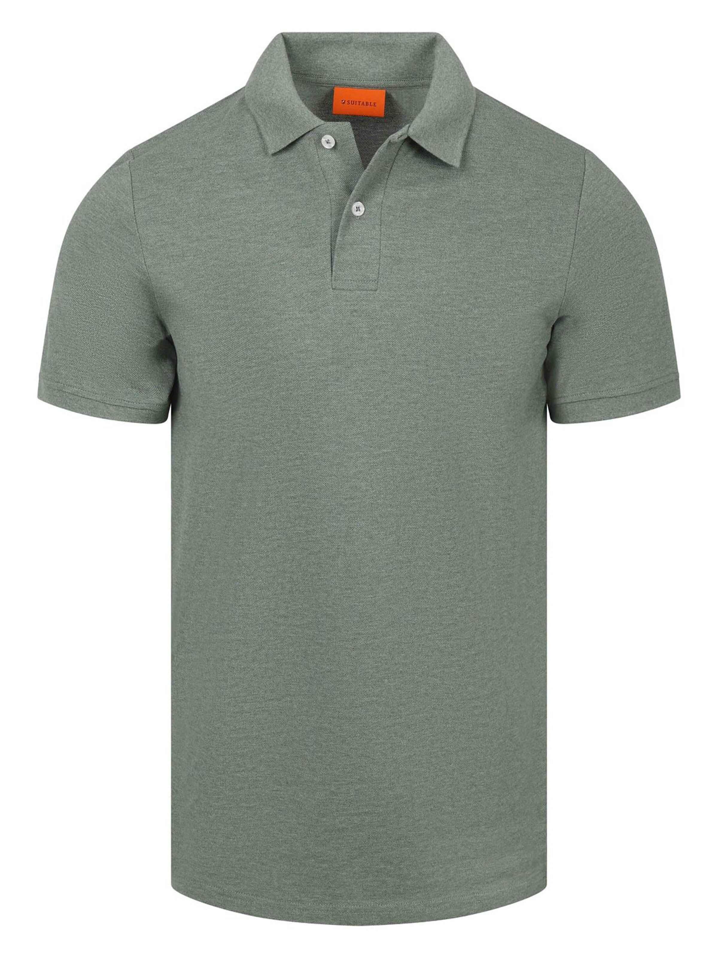 Suitable Shirt in Groen: voorkant