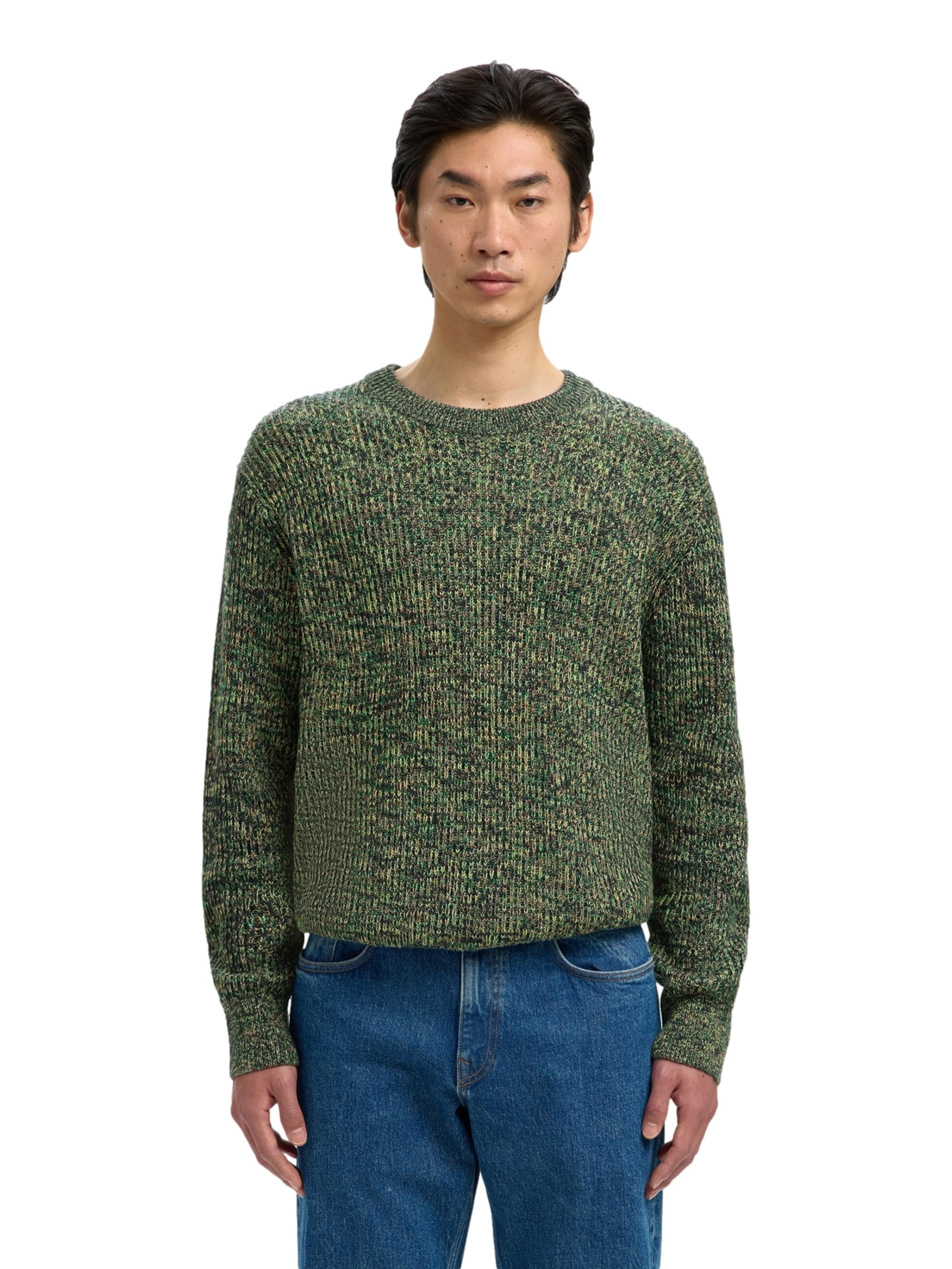 SELECTED Pulóver 'SLHTilum' - kék: elől